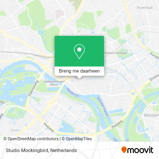 Studio Mockingbird kaart