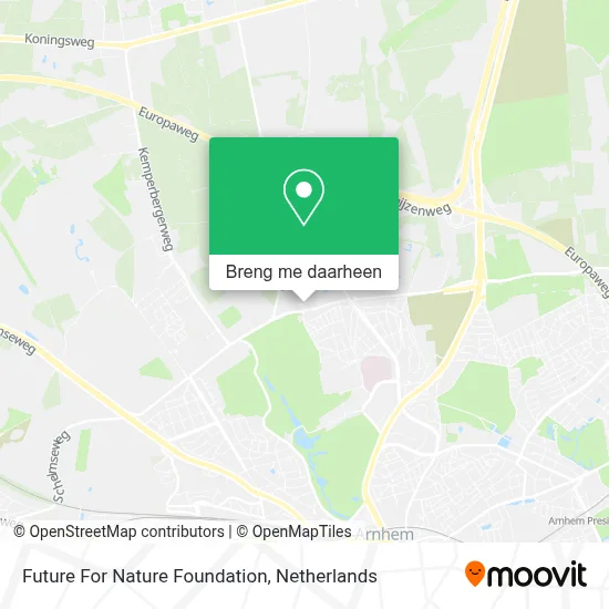 Future For Nature Foundation kaart