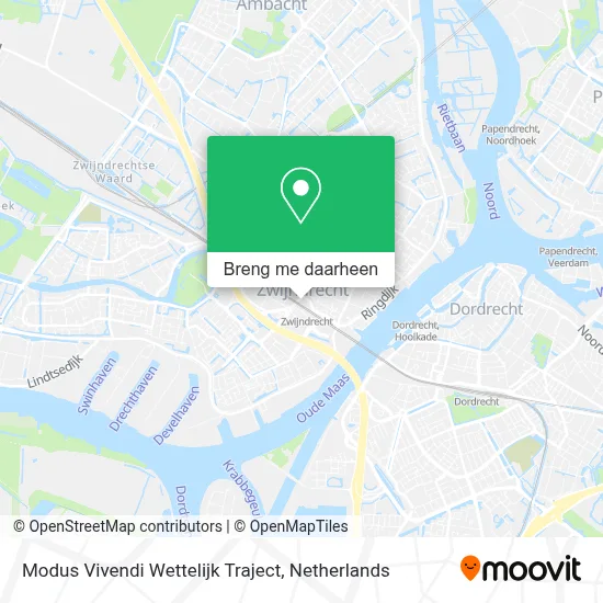 Modus Vivendi Wettelijk Traject kaart