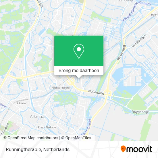 Runningtherapie kaart