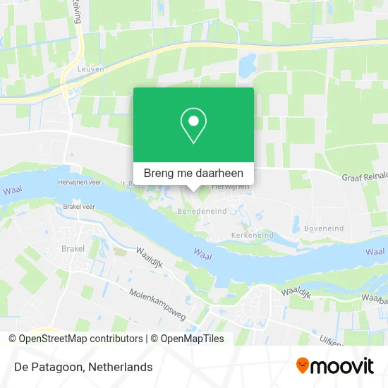 De Patagoon kaart