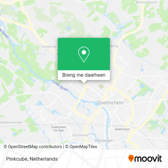 Pinkcube kaart