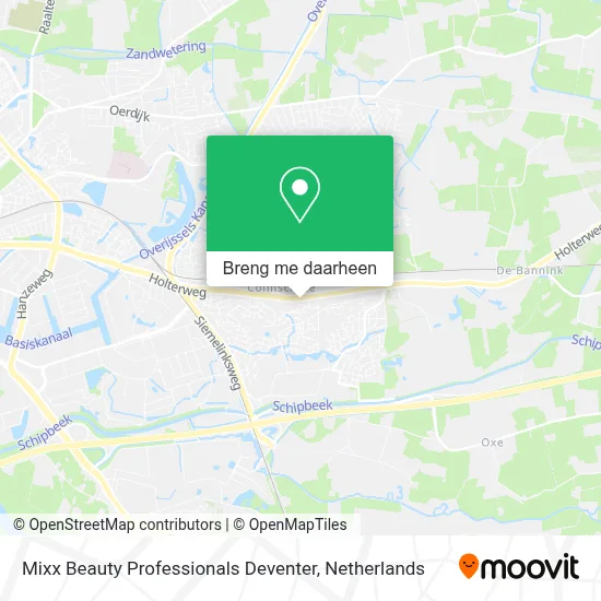 Mixx Beauty Professionals Deventer kaart