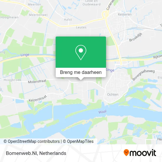 Bomenweb.Nl kaart
