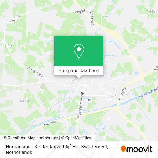 Humankind - Kinderdagverblijf Het Kwetternest kaart