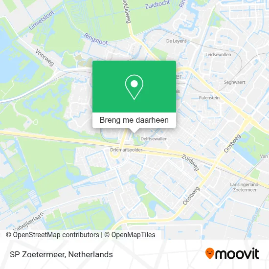 SP Zoetermeer kaart