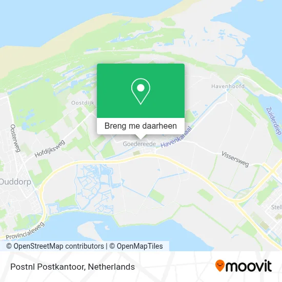 Postnl Postkantoor kaart