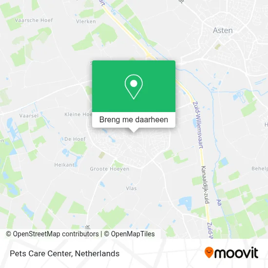 Pets Care Center kaart