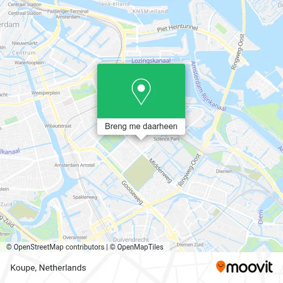 Koupe kaart