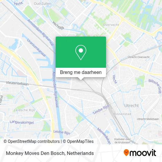 Monkey Moves Den Bosch kaart