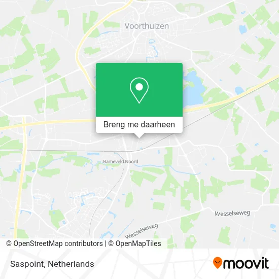 Saspoint kaart