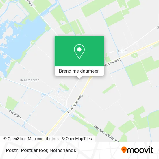 Postnl Postkantoor kaart