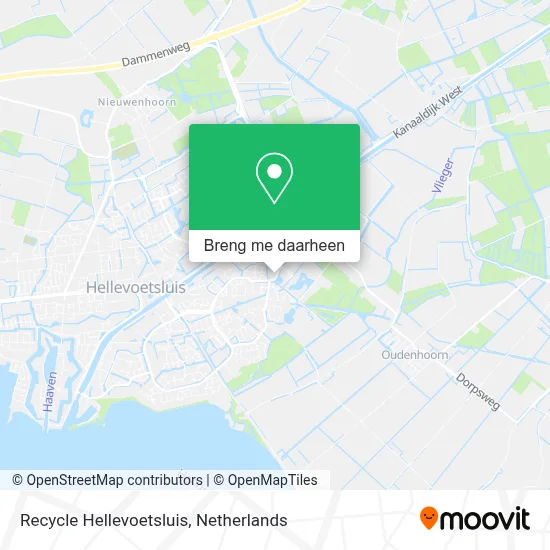 Recycle Hellevoetsluis kaart