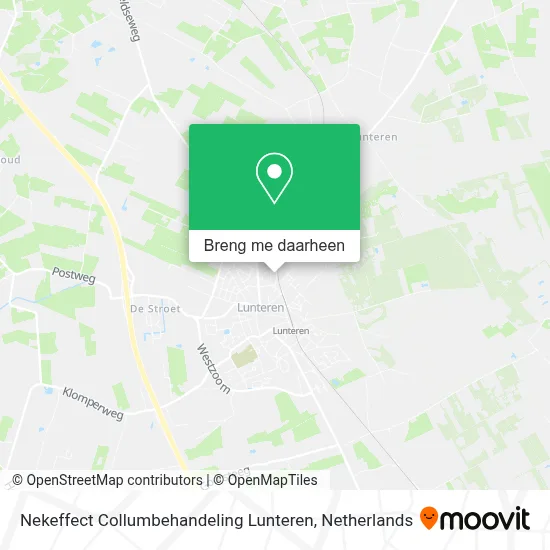 Nekeffect Collumbehandeling Lunteren kaart