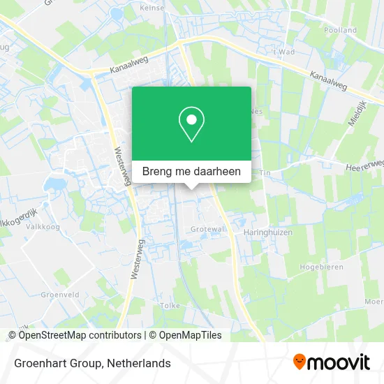 Groenhart Group kaart