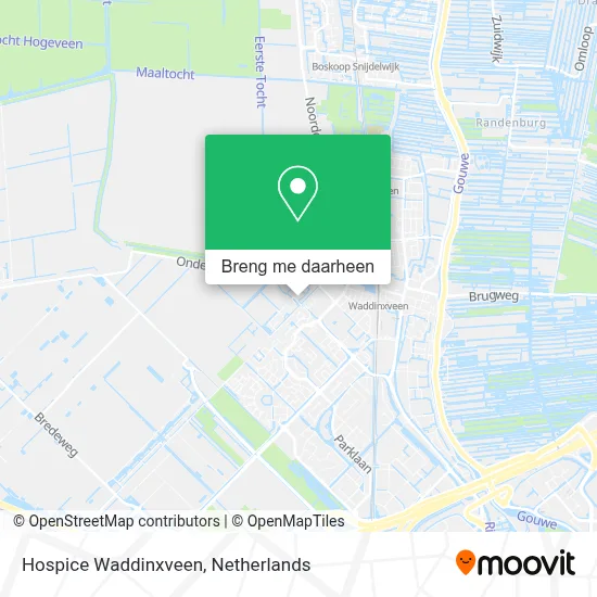 Hospice Waddinxveen kaart