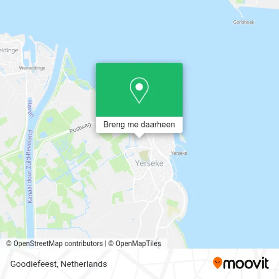 Goodiefeest kaart