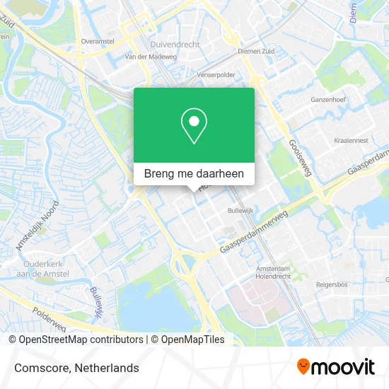 Comscore kaart