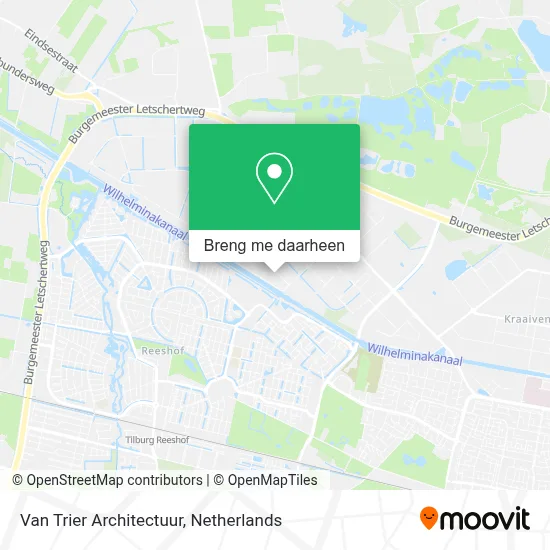 Van Trier Architectuur kaart