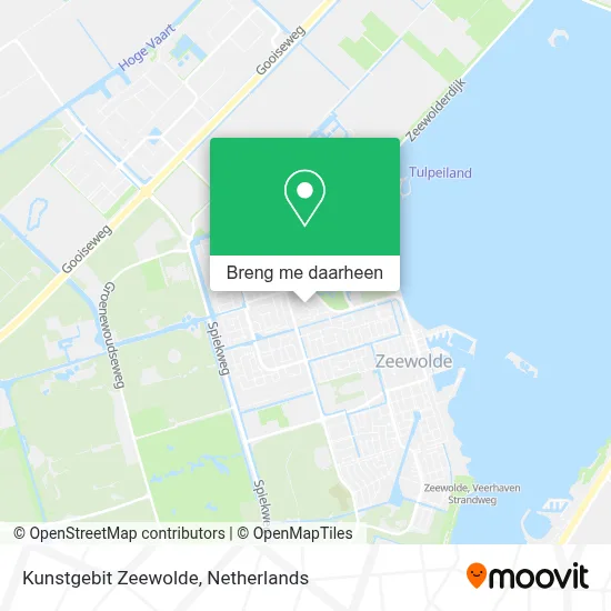 Kunstgebit Zeewolde kaart