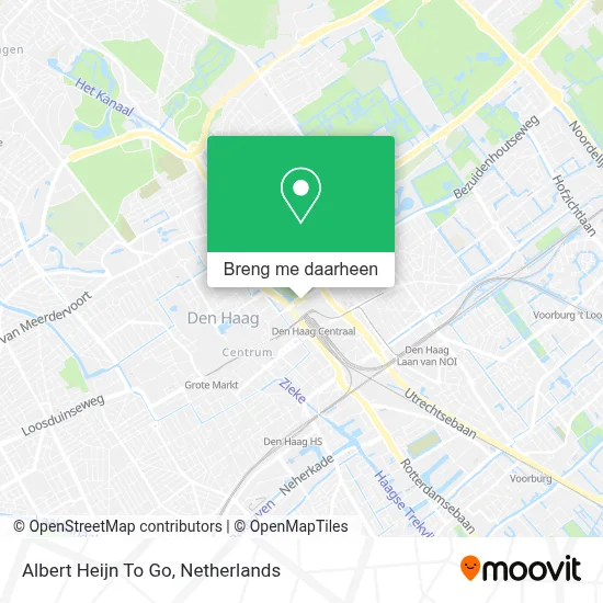Albert Heijn To Go kaart