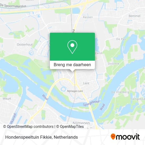 Hondenspeeltuin Fikkie kaart