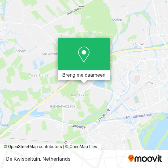 De Kwispeltuin kaart