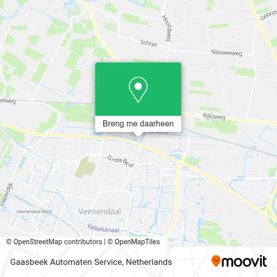 Gaasbeek Automaten Service kaart