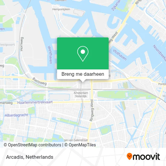 Arcadis kaart
