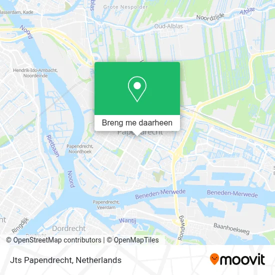 Jts Papendrecht kaart