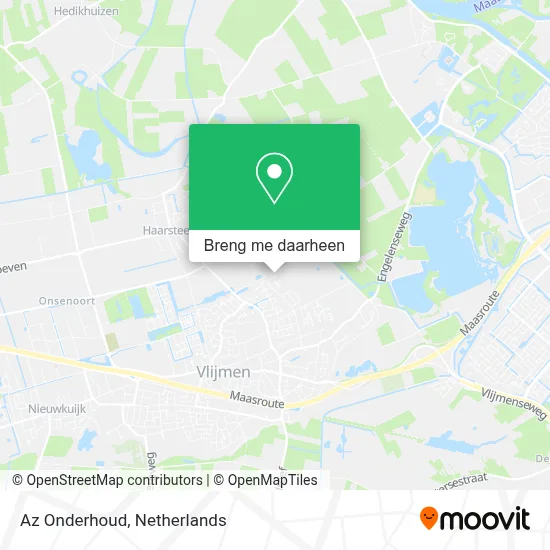Az Onderhoud kaart