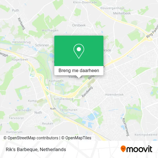 Rik's Barbeque kaart