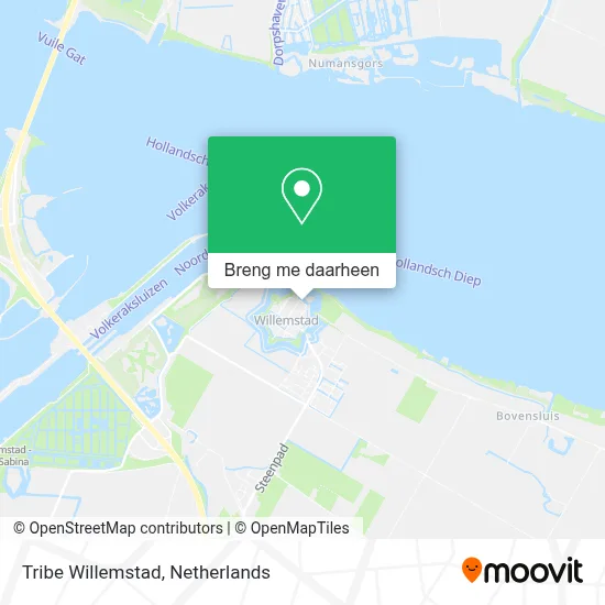 Tribe Willemstad kaart