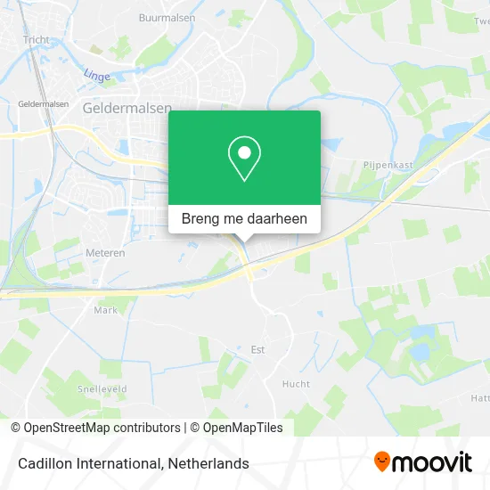 Cadillon International kaart