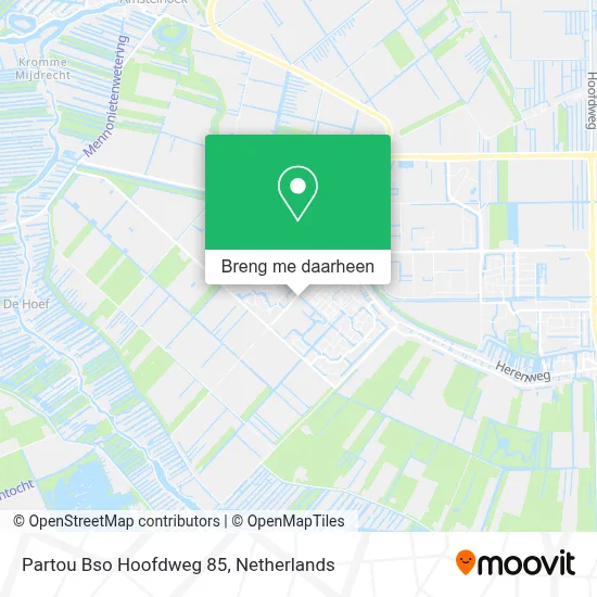 Partou Bso Hoofdweg 85 kaart