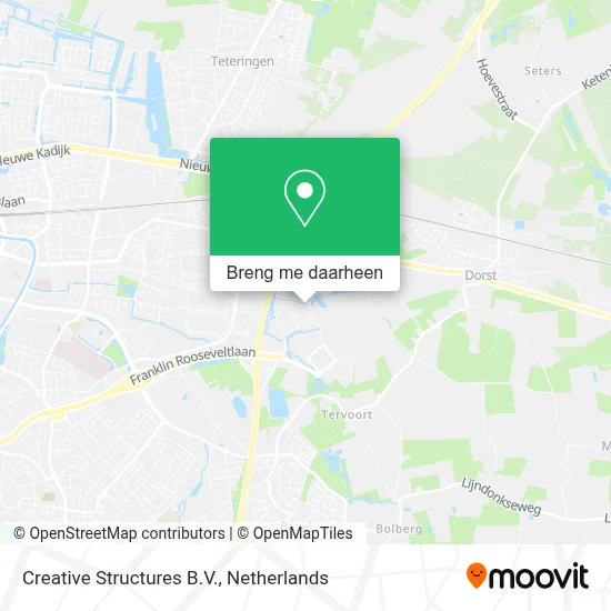 Creative Structures B.V. kaart