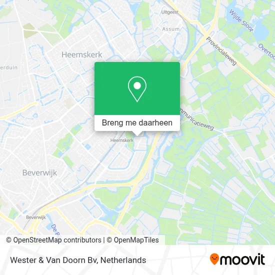 Wester & Van Doorn Bv kaart