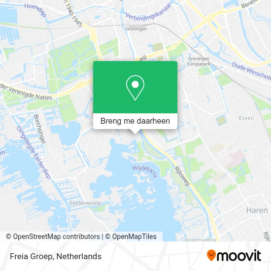 Freia Groep kaart