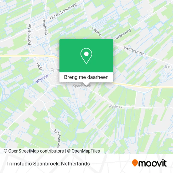 Trimstudio Spanbroek kaart