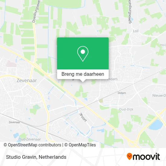 Studio Gravin kaart
