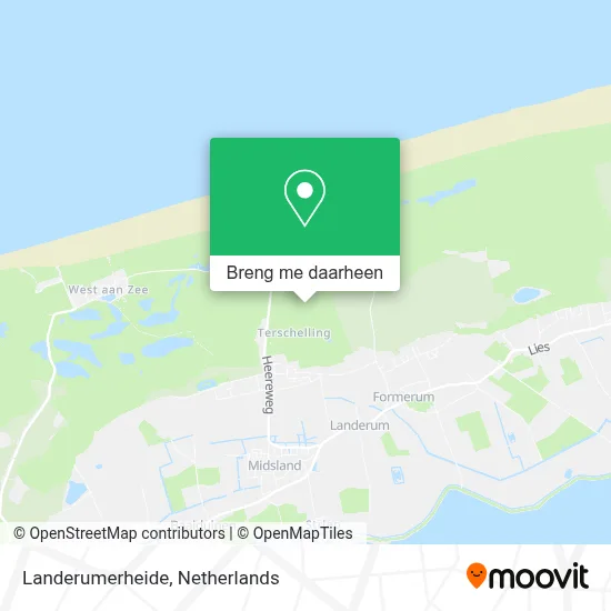 Landerumerheide kaart