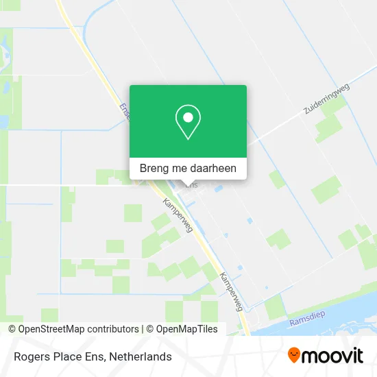 Rogers Place Ens kaart