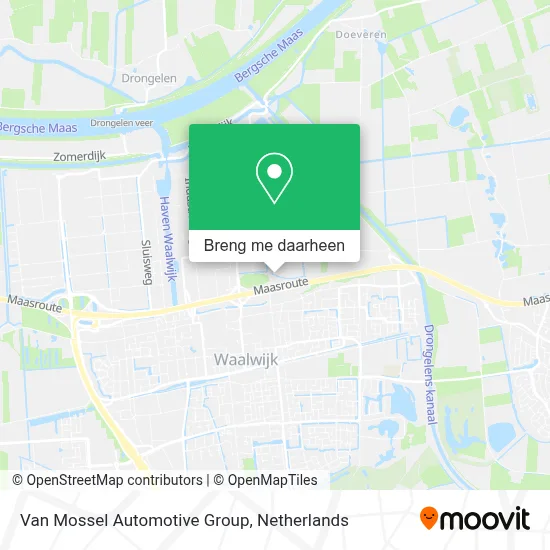 Van Mossel Automotive Group kaart