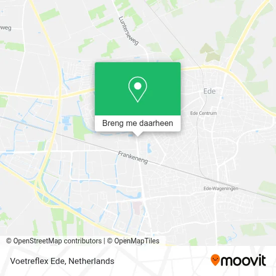 Voetreflex Ede kaart