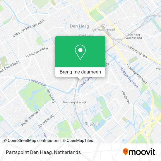 Partspoint Den Haag kaart