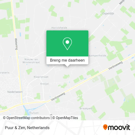 Puur & Zen kaart