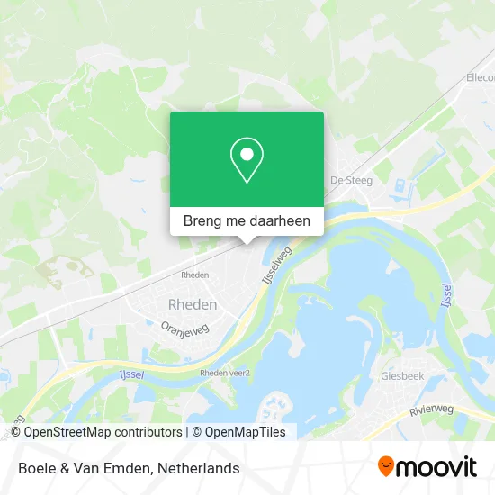 Boele & Van Emden kaart