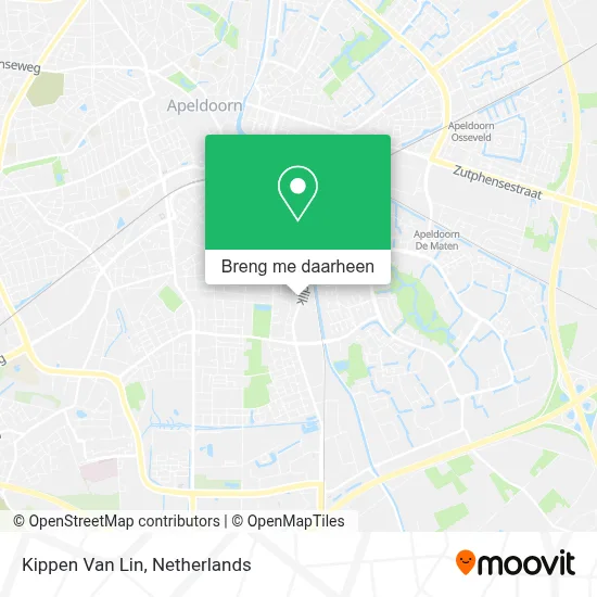 Kippen Van Lin kaart