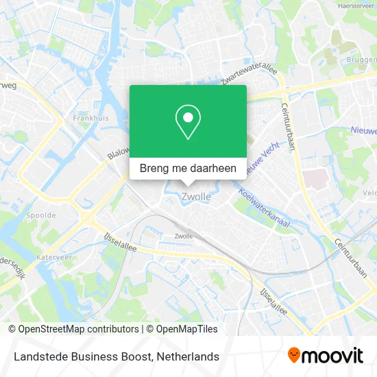 Landstede Business Boost kaart