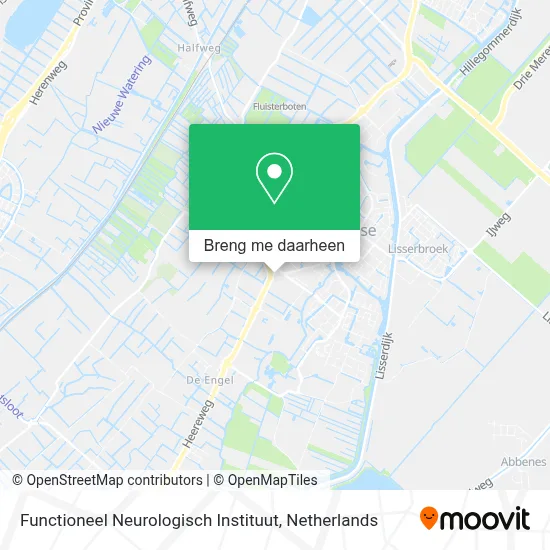 Functioneel Neurologisch Instituut kaart